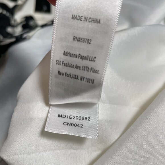 Aidan Mattox Cocktail Dress Womens 4 Black Embroidered Overlay Off Shoulder HOCO - Picture 13 of 16